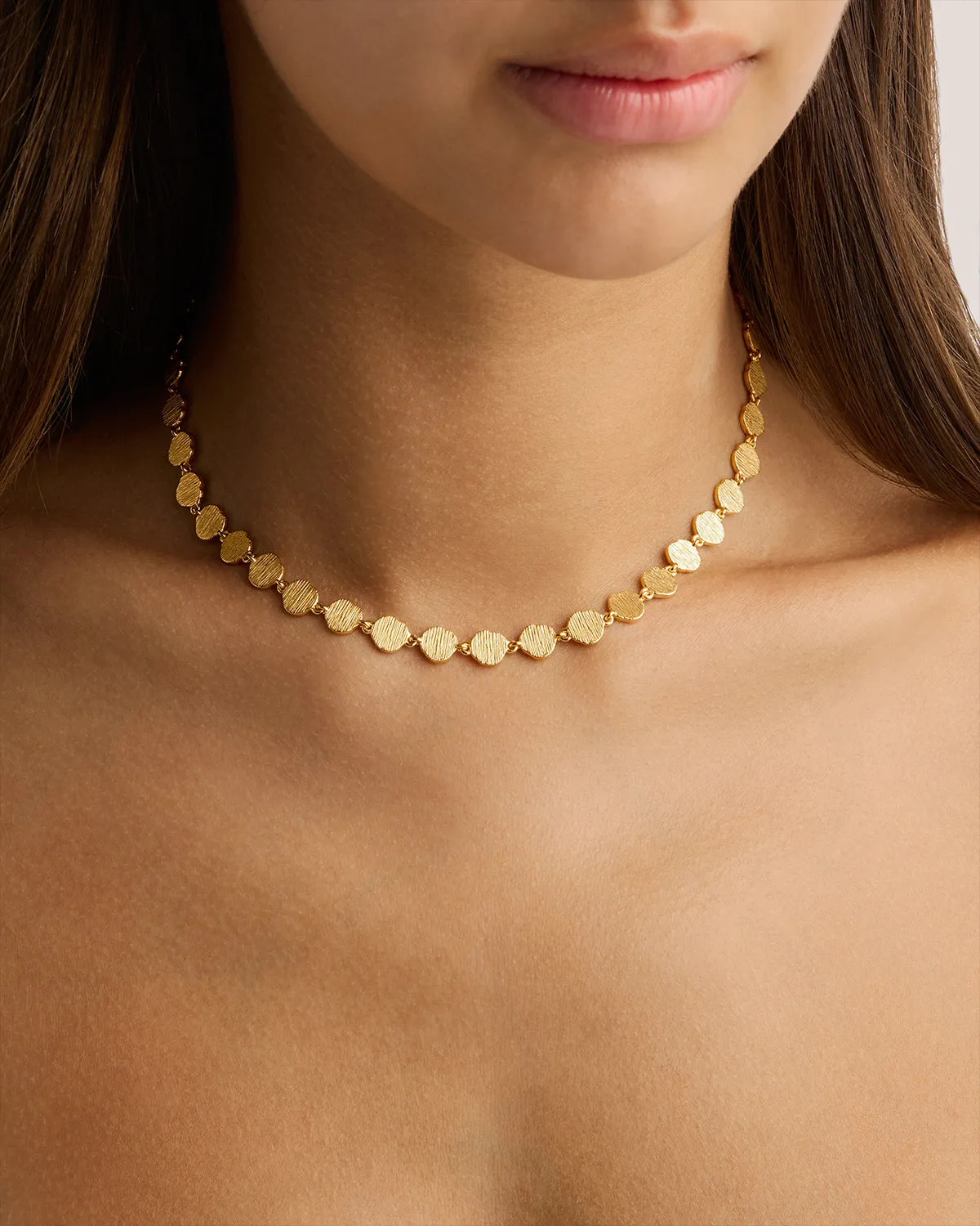 18k Gold Vermeil Woven Light Choker Bycharlotte