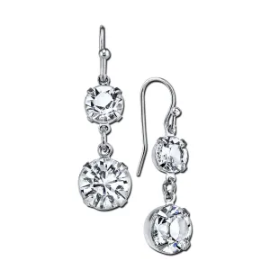 1928 Bridal Genuine Austrian Crystal Drop Earrings 1928 Jewelry
