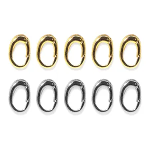 1928 Jewelry 10pc Gold And Silver Spring Bail Clasp 1928 Jewelry