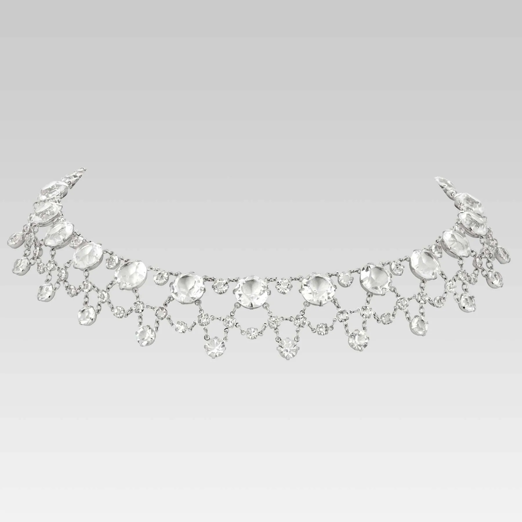 1928 Jewelry Austrian Crystal  Drop Necklace 16"   3" Extender Adjustable 1928 Jewelry