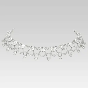 1928 Jewelry Austrian Crystal  Drop Necklace 16"   3" Extender Adjustable 1928 Jewelry