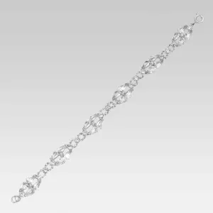 1928 Jewelry Austrian Crystal Elegante Link Bracelet 1928 Jewelry