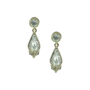 1928 Jewelry Austrian Crystal Teardrop Earrings 1928 Jewelry