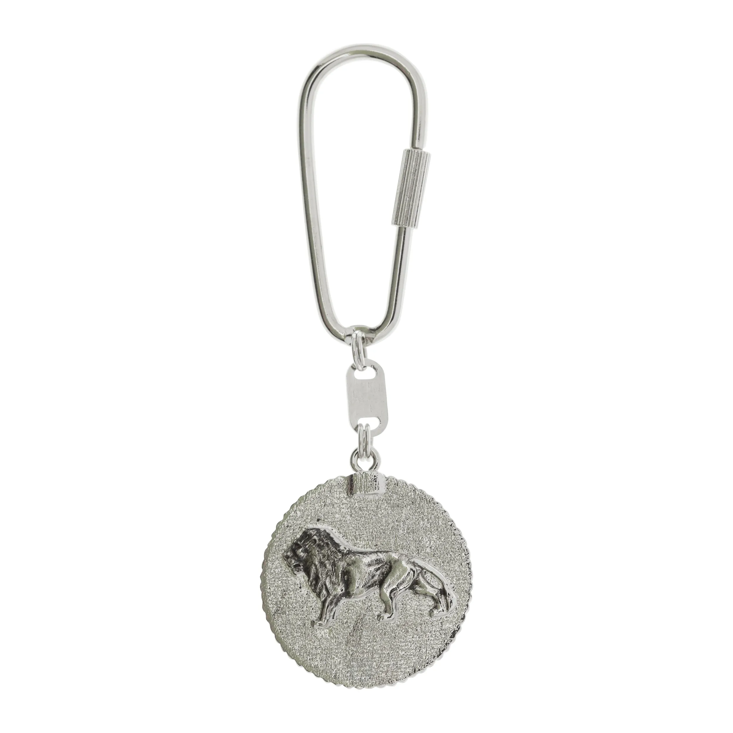 1928 Jewelry Black Onyx Lion Key Chain 1928 Jewelry