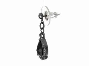1928 Jewelry Black Victorian Inspired Petite Teardrop Earrings 1928 Jewelry