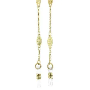 1928 Jewelry Chain Badge & Eyeglass Holder Chain Necklace 30" 1928 Jewelry