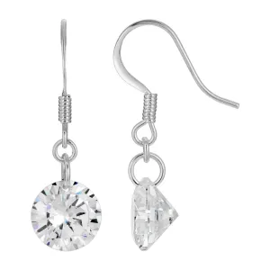 1928 Jewelry Classic Round Austrian Crystal Drop Earrings 1928 Jewelry