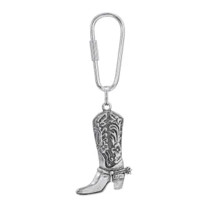 1928 Jewelry Cowboy Boot Carabiner Key Chain 1928 Jewelry
