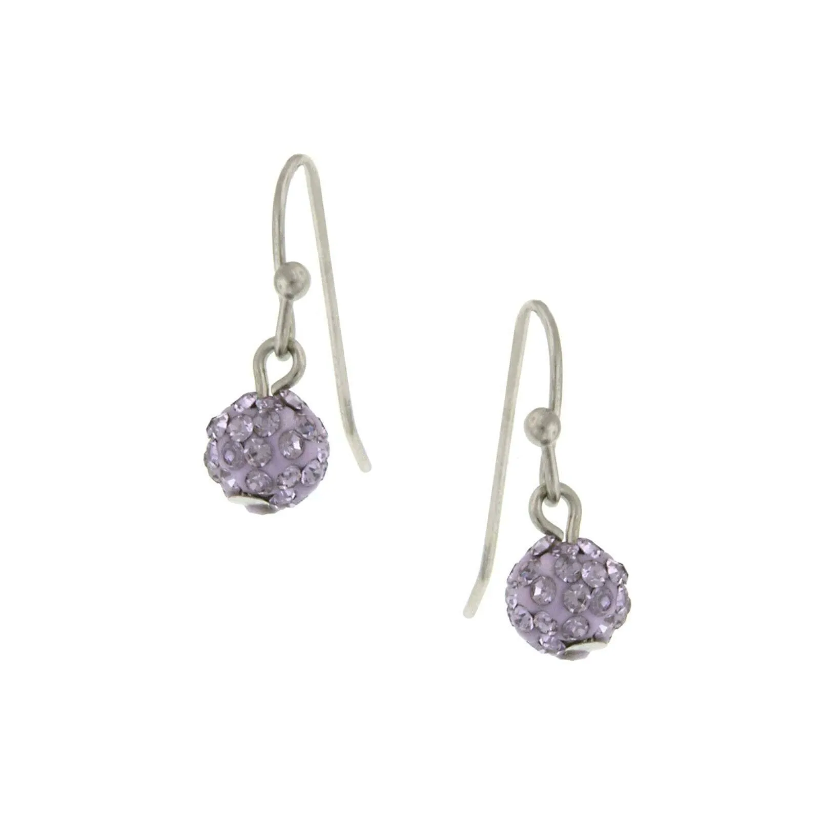 1928 Jewelry Crystal Fireball Pave 6mm Drop Earrings 1928 Jewelry