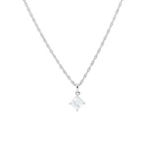 1928 Jewelry Cubic Zirconia Pendant Necklace 16"   3" Extender 1928 Jewelry