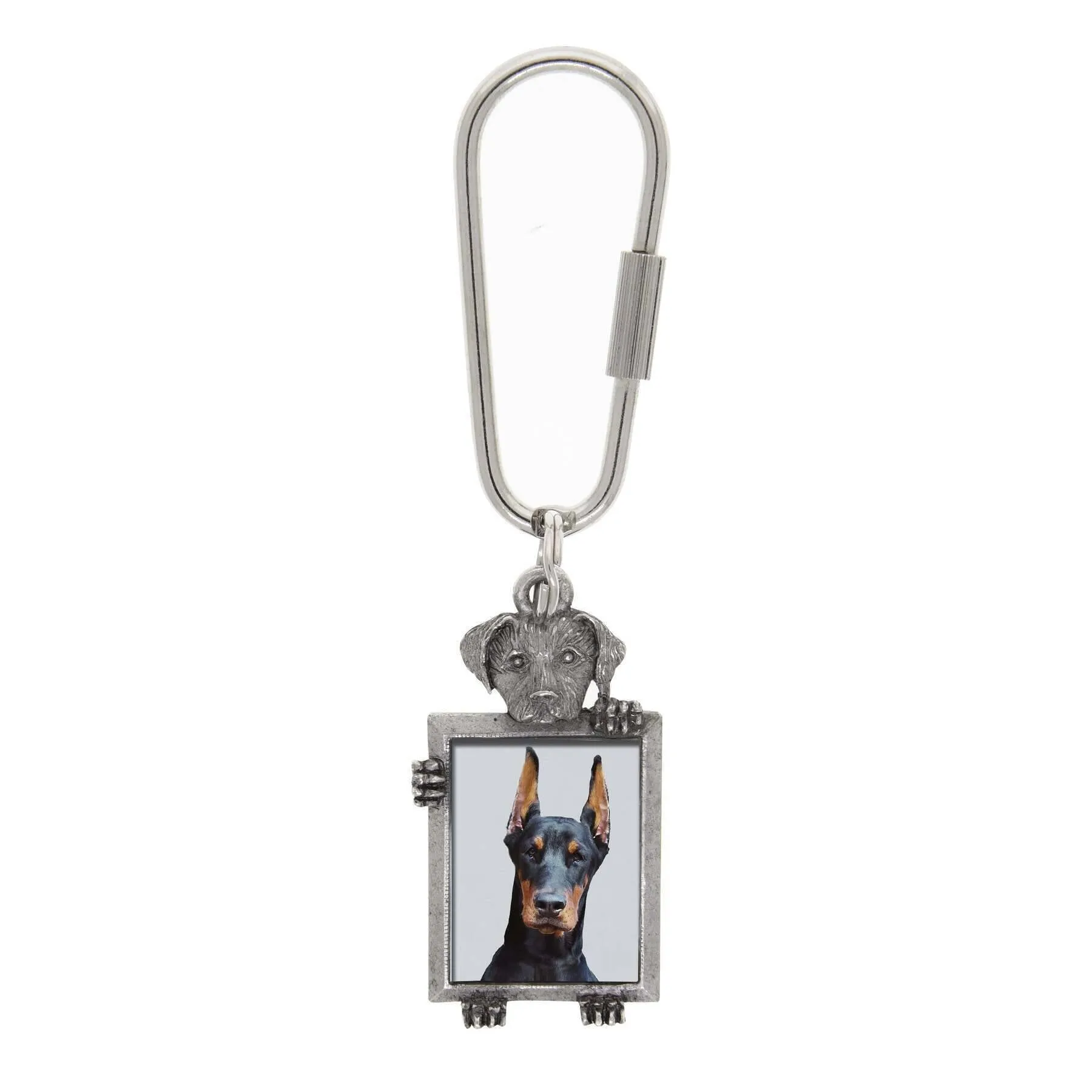 1928 Jewelry Dog Picture Carabiner Key Chain 1928 Jewelry