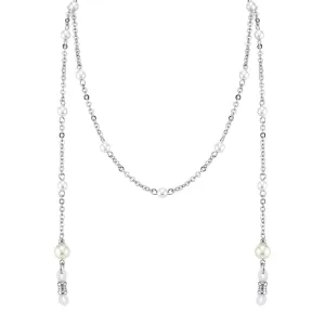 1928 Jewelry Faux Pearl Eyeglass Holder Chain Necklace 30" 1928 Jewelry