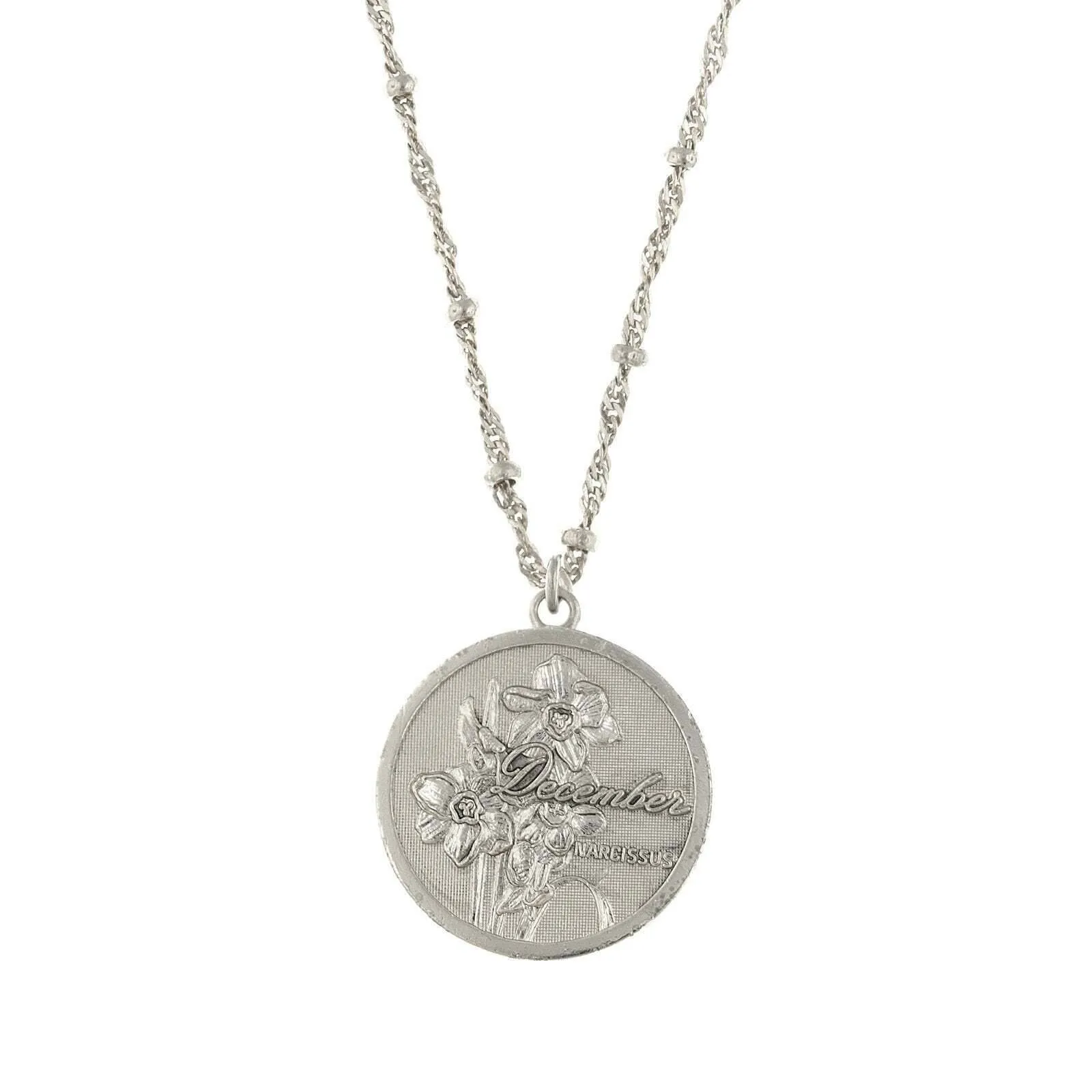 1928 Jewelry Flower Of The Month Pendant Necklace 16"   3" Extender 1928 Jewelry
