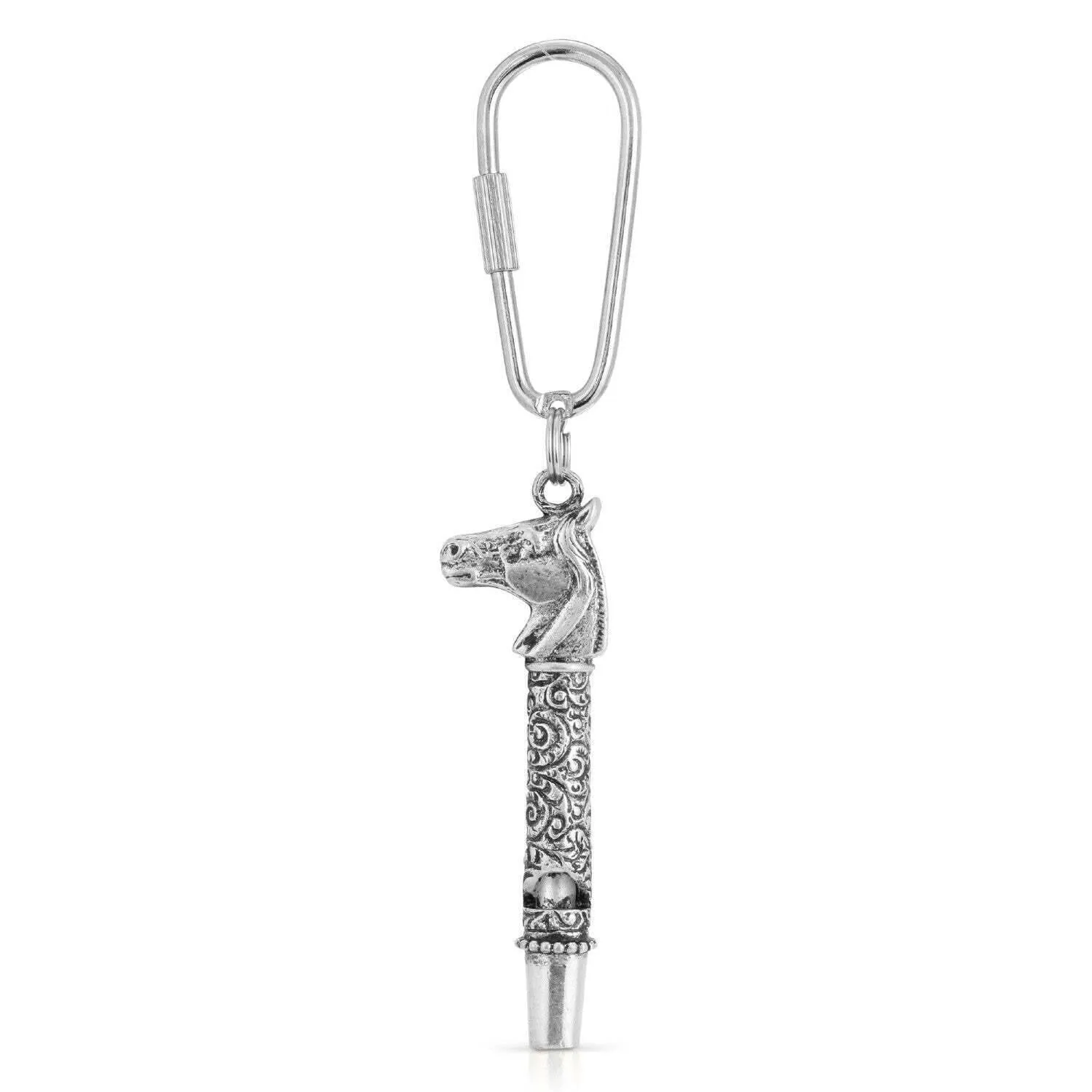 1928 Jewelry Horse Whistle Carabiner Key Chain 1928 Jewelry