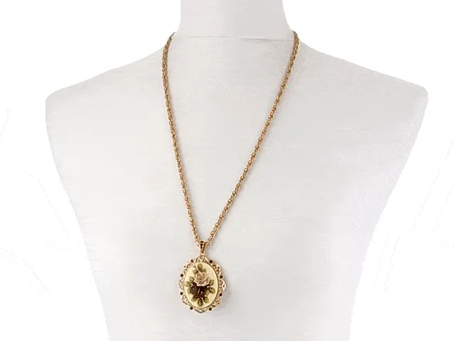 1928 Jewelry Manor House Victorian Pendant Necklace, 28" 1928 Jewelry