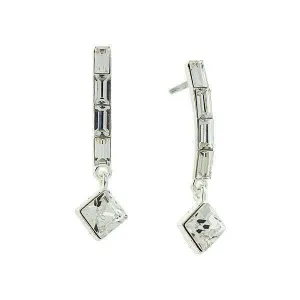 1928 Jewelry Multi Austrian Clear Crystal Drop Earrings 1928 Jewelry