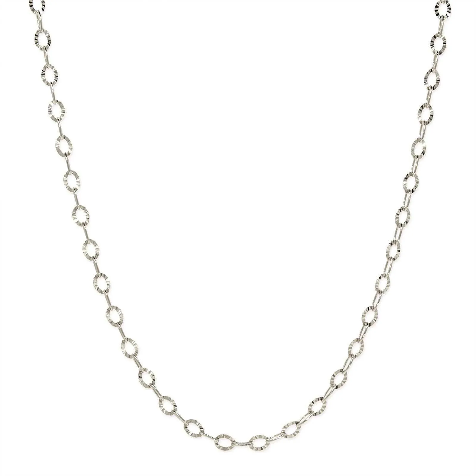 1928 Jewelry Oval Link Chain Necklace 16" 1928 Jewelry