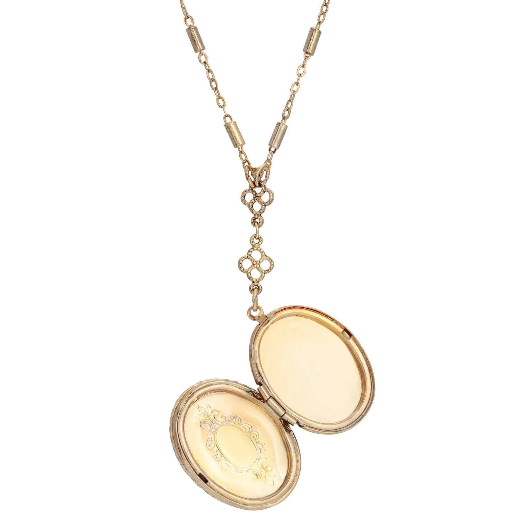 1928 Jewelry Pre-Raphaelite Art Inspired Locket Necklace 28" 1928 Jewelry