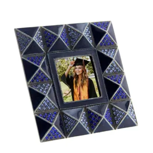 1928 Jewelry Pyramidal Elegance Square Crystal Picture Frame 2" X 2" 1928 Jewelry