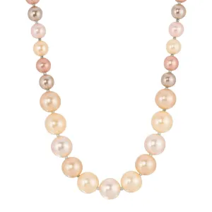 1928 Jewelry Rosabella Multicolor Faux Pearl Strand Necklace 17"   3" Extender 1928 Jewelry