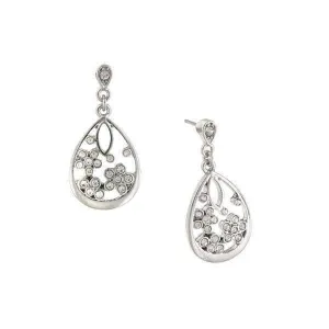 1928 Jewelry Unique Teardrop Crystal Earrings 1928 Jewelry