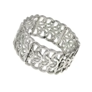 1928 Jewelry Woven Loop Stretch Bracelet 1928 Jewelry