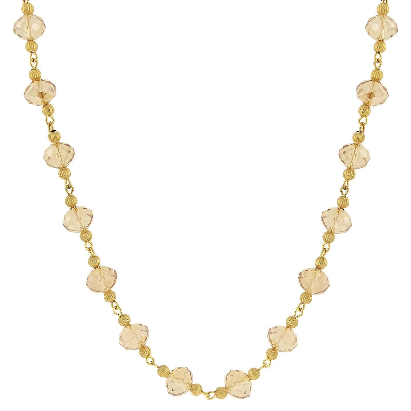 2028 Jewelry Beaded Necklace 16"   3" Extender 1928 Jewelry