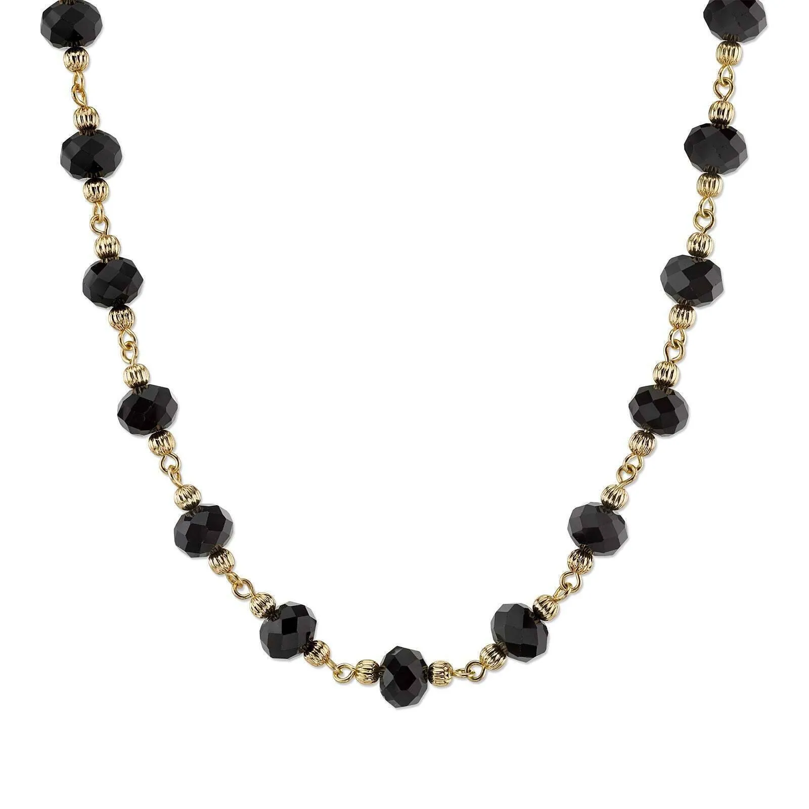 2028 Jewelry Beaded Necklace 16"   3" Extender 1928 Jewelry