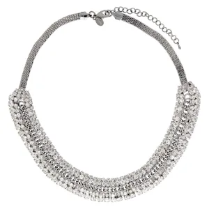 2028 Jewelry Black Chain Crystal Statement Necklace 19"   3" Extension 1928 Jewelry