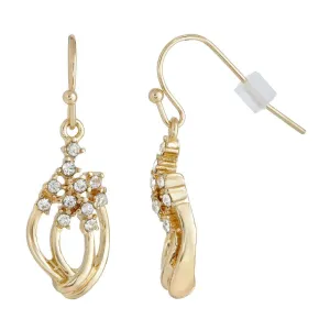 2028 Jewelry Clear Crystal Petite Drop Earrings 1928 Jewelry