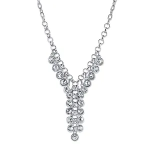 2028 Jewelry Cluster Y-Necklace 16"   3" Extender 1928 Jewelry