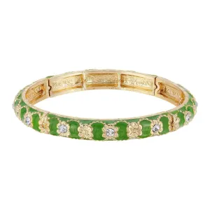 2028 Jewelry Crystal Flower Stretch Bracelet 1928 Jewelry