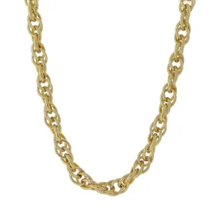 2028 Jewelry Double Link Chain Necklace 18" 1928 Jewelry