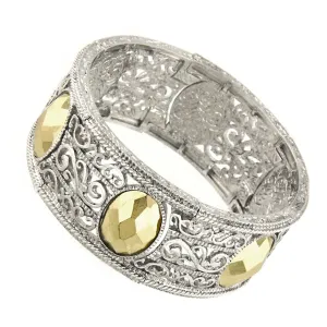 2028 Jewelry Filigree Stretch Bracelet 1928 Jewelry