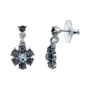 2028 Jewelry Floral Montana Blue Drop Earrings 1928 Jewelry
