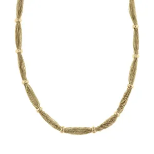 2028 Jewelry Gold Station Chain Necklace 18.5" 1928 Jewelry