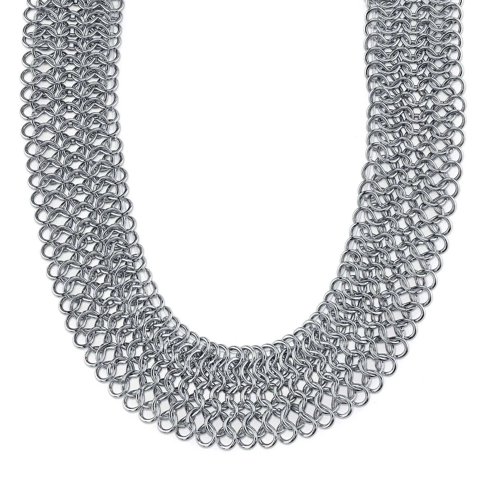 2028 Jewelry Intertwined Link Chain Collar Necklace 18"   3" Extender 1928 Jewelry