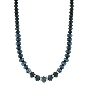 2028 Jewelry Jet Blue Ab Crystals Necklace 16"   3" Extender 1928 Jewelry