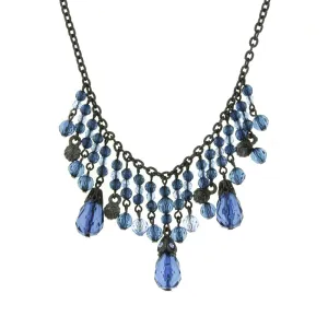 2028 Jewelry Jet Montana Bib Necklace 16"   3" Extender 1928 Jewelry