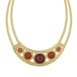 2028 Jewelry Mixed Berry Bib Collar Necklace 16"   3" Extender 1928 Jewelry
