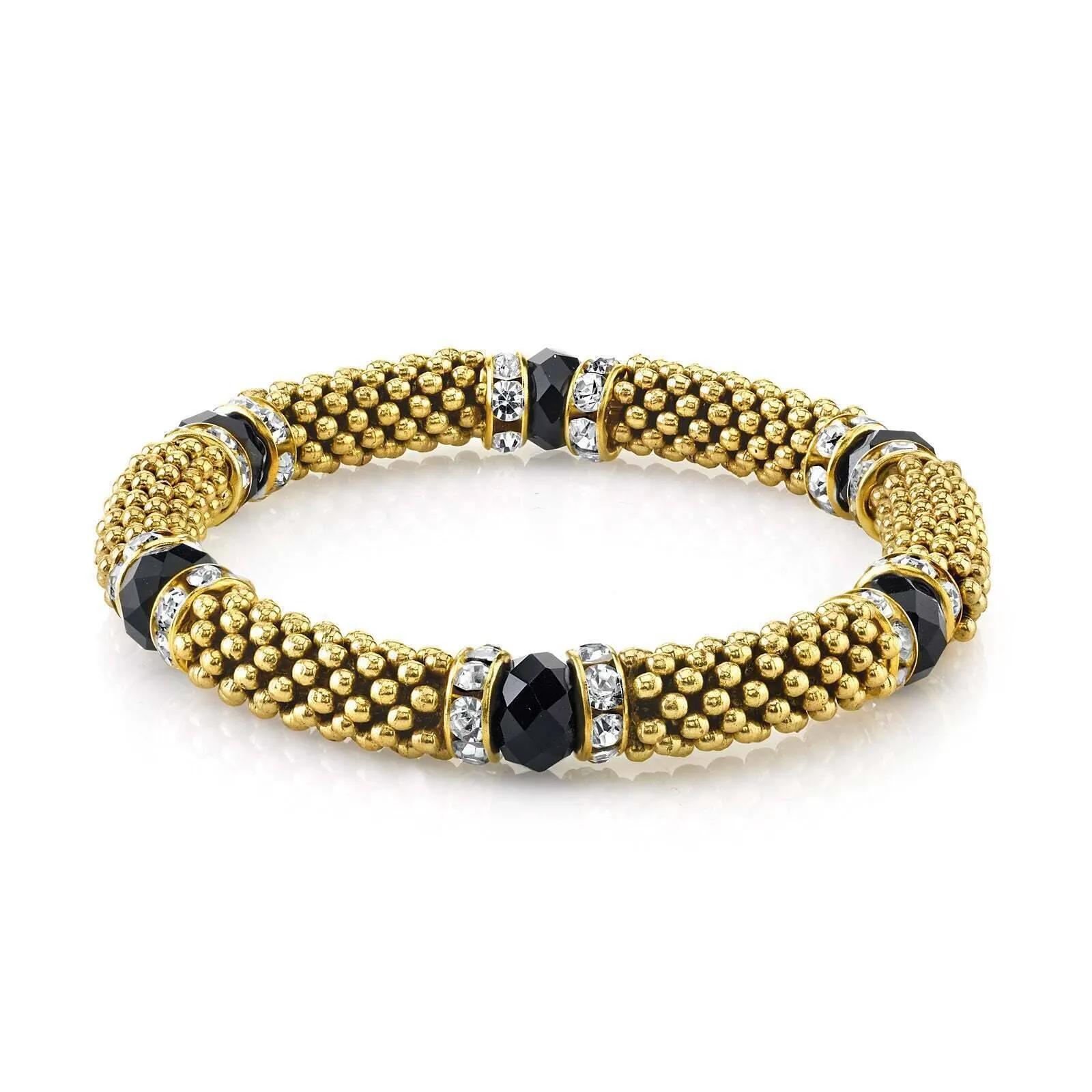 2028 Jewelry Modern Crystal Accent Stretch Bracelet 1928 Jewelry
