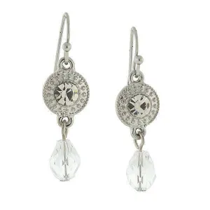 2028 Jewelry Multi Crystal Drop Fish Hook Earrings 1928 Jewelry