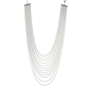 2028 Jewelry Multi-Row Chain Necklace 15"   3" Extender 1928 Jewelry