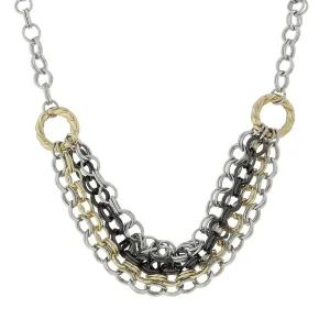 2028 Jewelry Multicolor Metal Chain Necklace 18" 1928 Jewelry