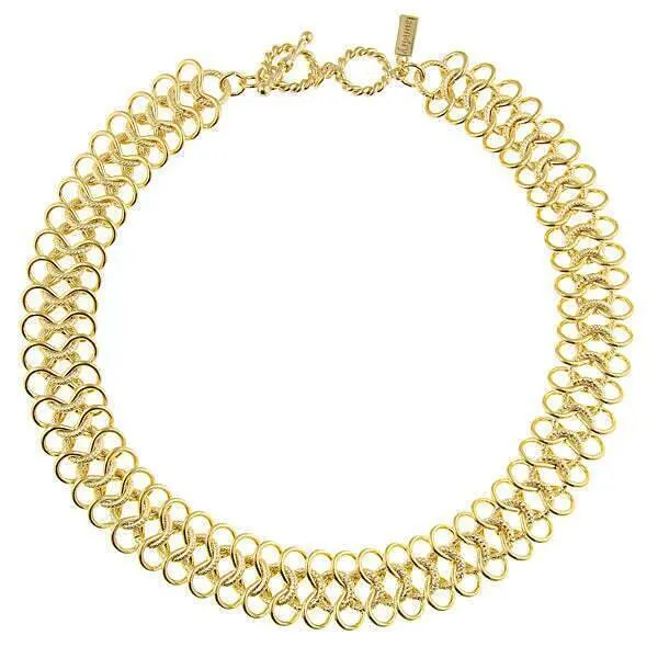 2028 Jewelry Ornate Link Collar Necklace 16 1928 Jewelry