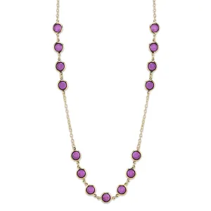 2028 Jewelry Purple Long Strand Necklace 42" 1928 Jewelry
