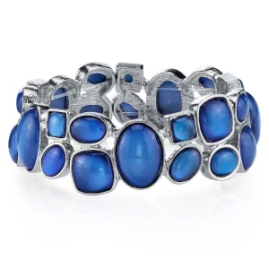 2028 Jewelry Retro Multi Shape Stone Stretch Bracelet 1928 Jewelry
