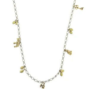 2028 Jewelry Single Strand Multi Charm Necklace 42" 1928 Jewelry