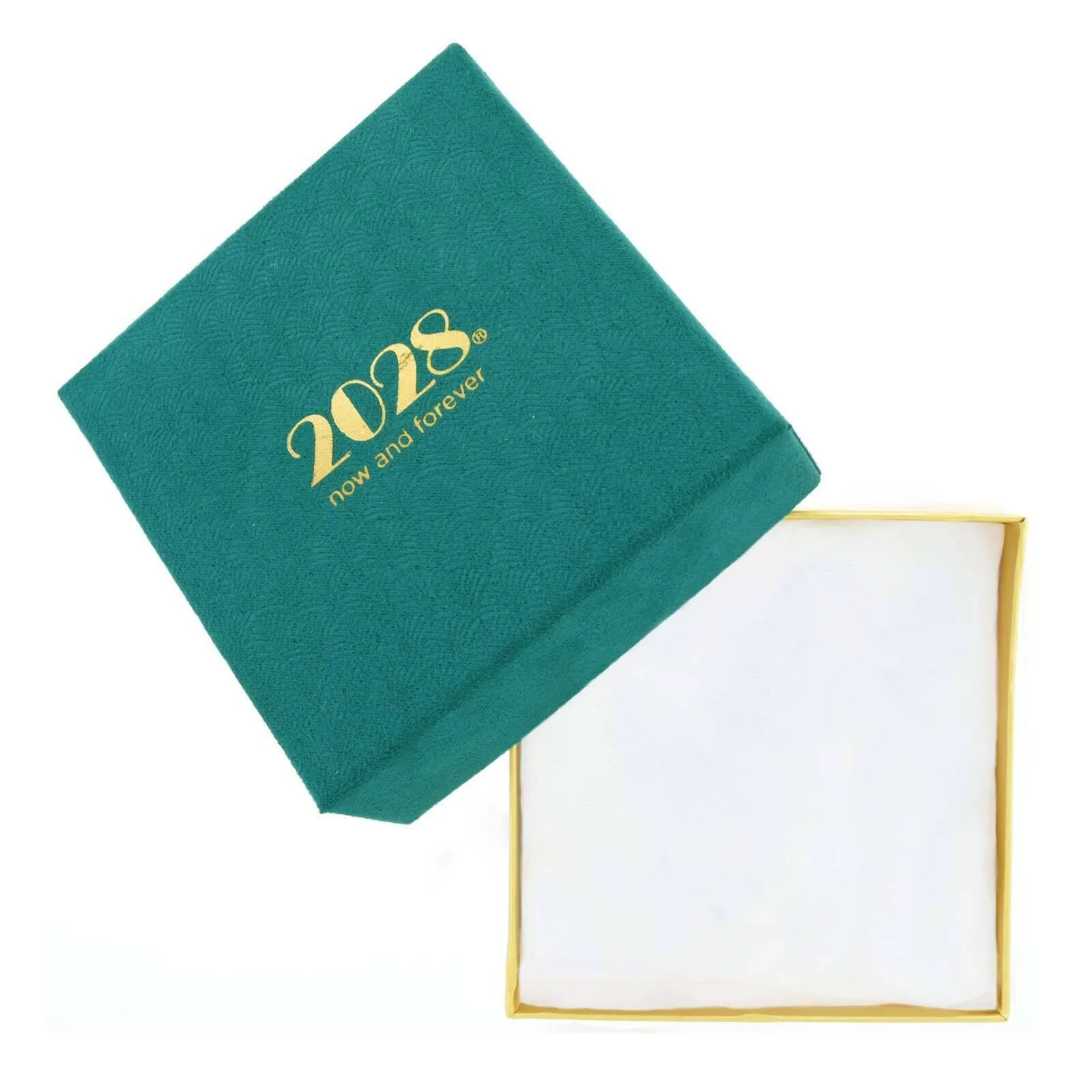 2028 Jewelry Teal Faux Velvet Gift Box 1928 Jewelry