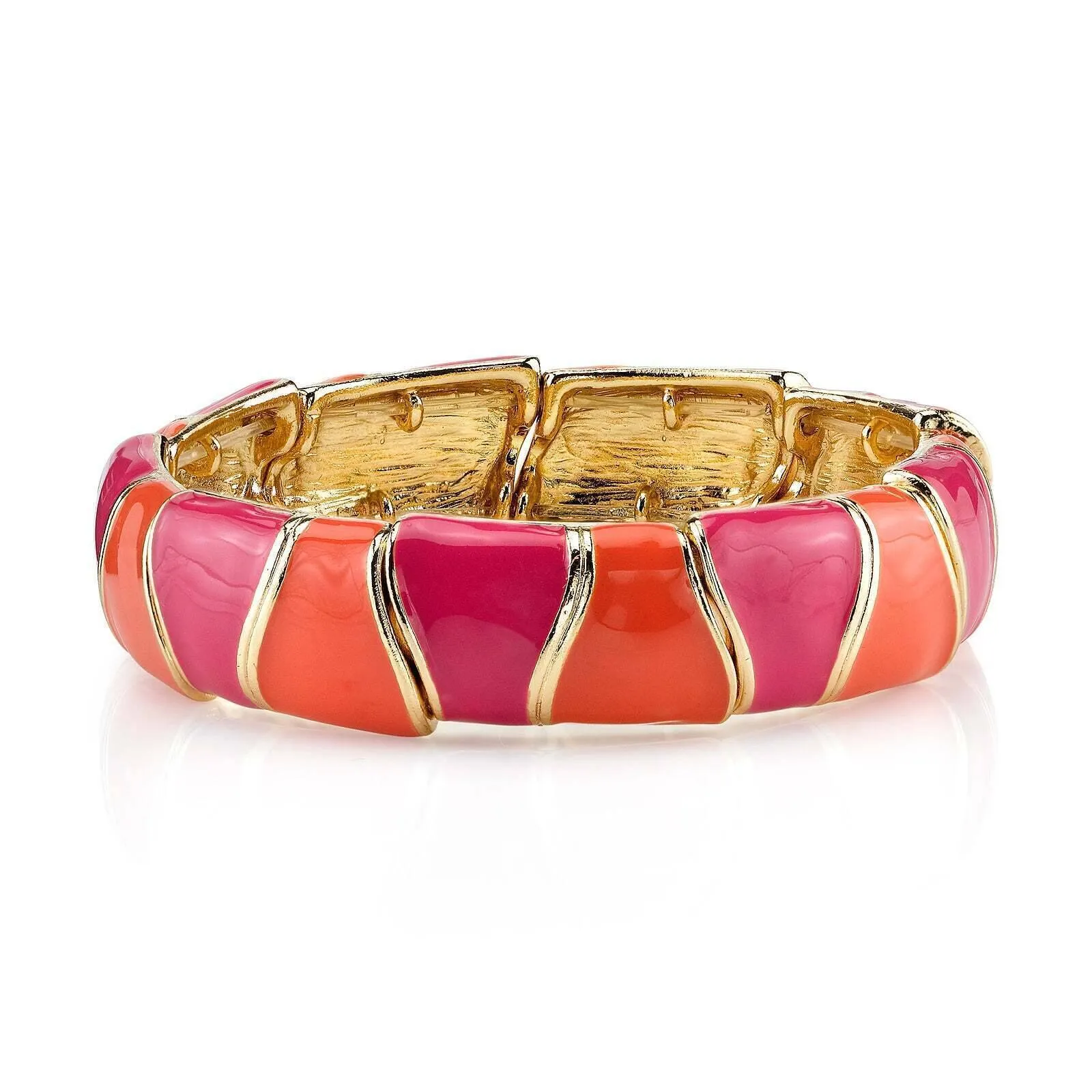 2028 Jewelry Wave Hand Enameled Stretch Bracelet 1928 Jewelry